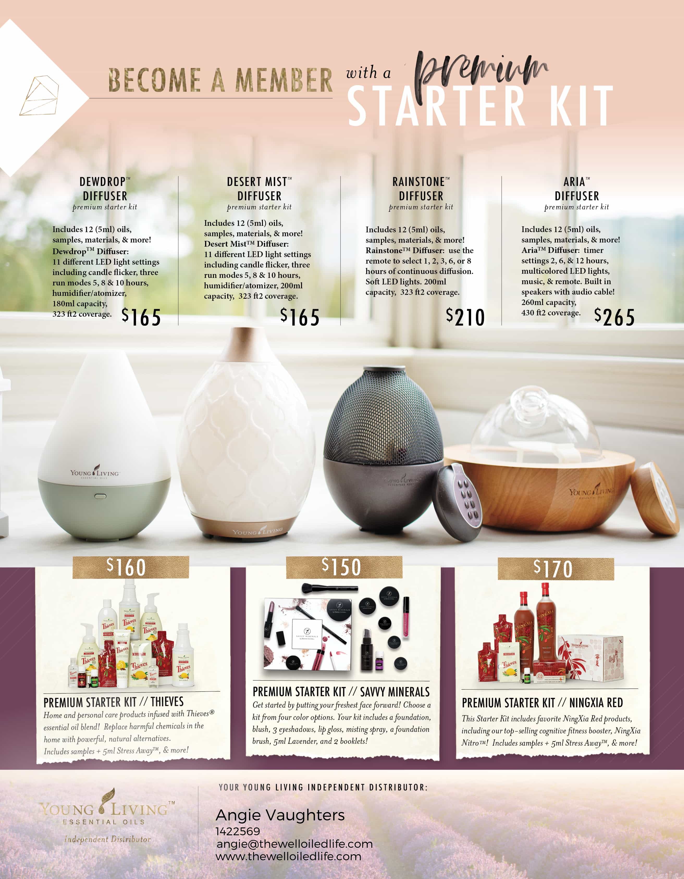 Young Living Premium Starter Kit Options and Prices