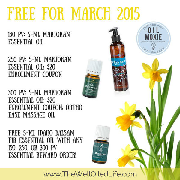 March Young Living Monthly Promotion