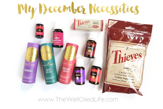 December Necessities Young Living Essential Oils