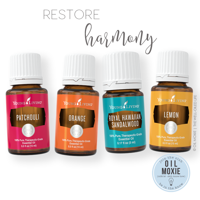 Restore Harmony Essential Oil Recipe