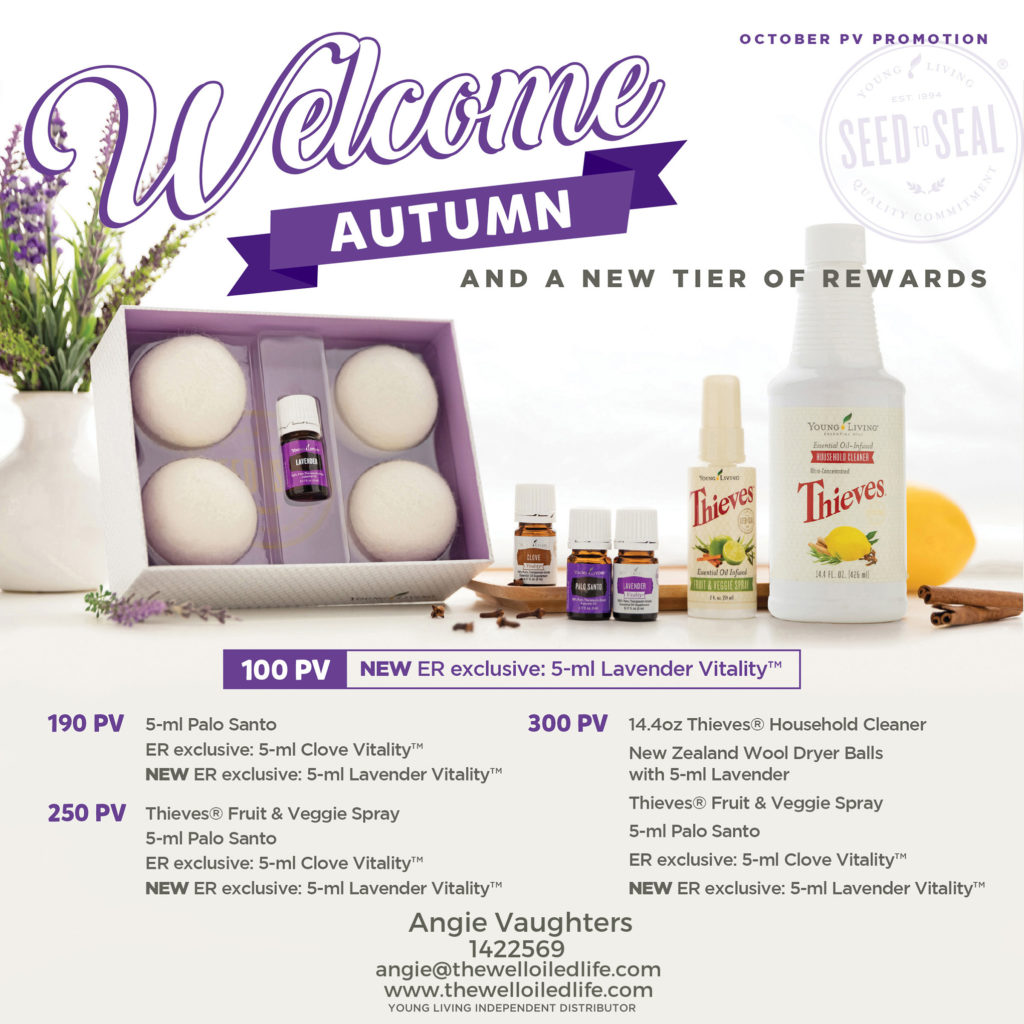 Young Living October 2016 Monthly Promotion