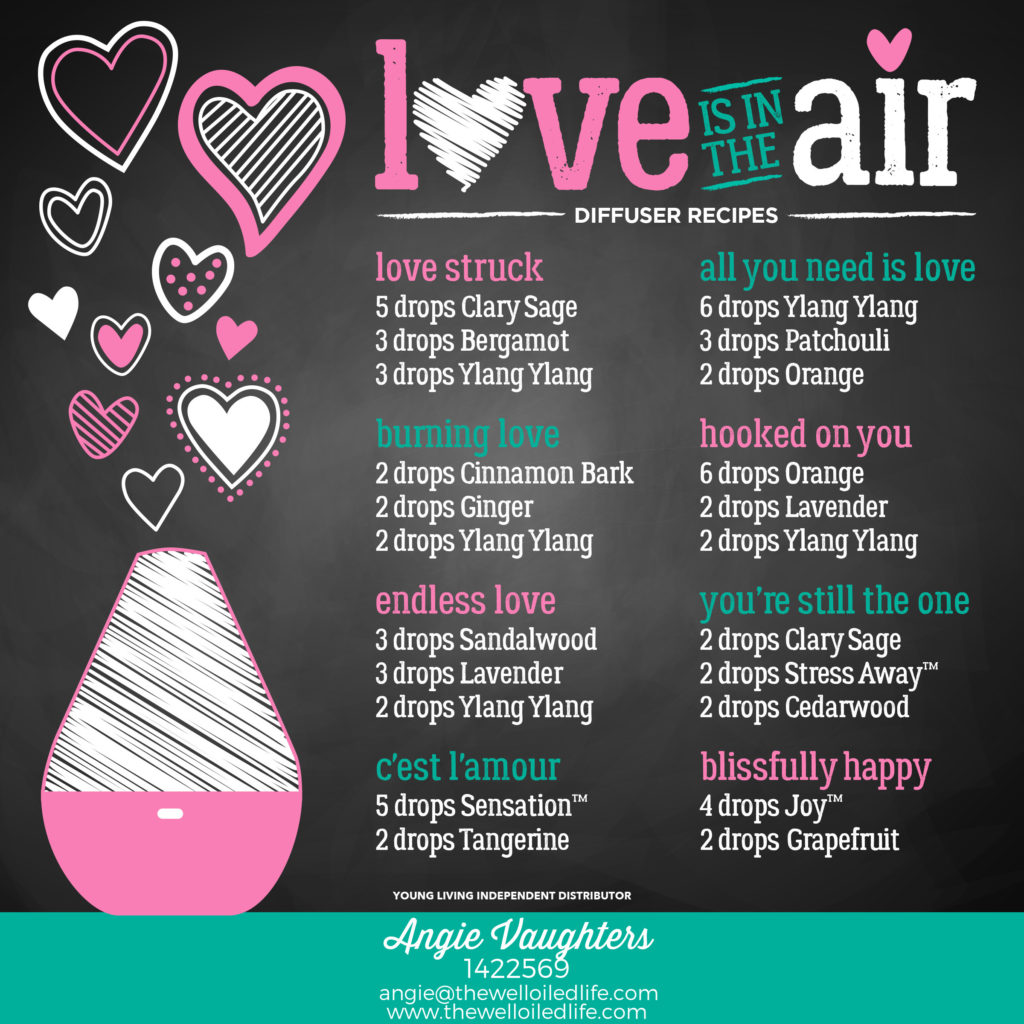 Essential Oil Diffuser Recipes for Valentine's Day