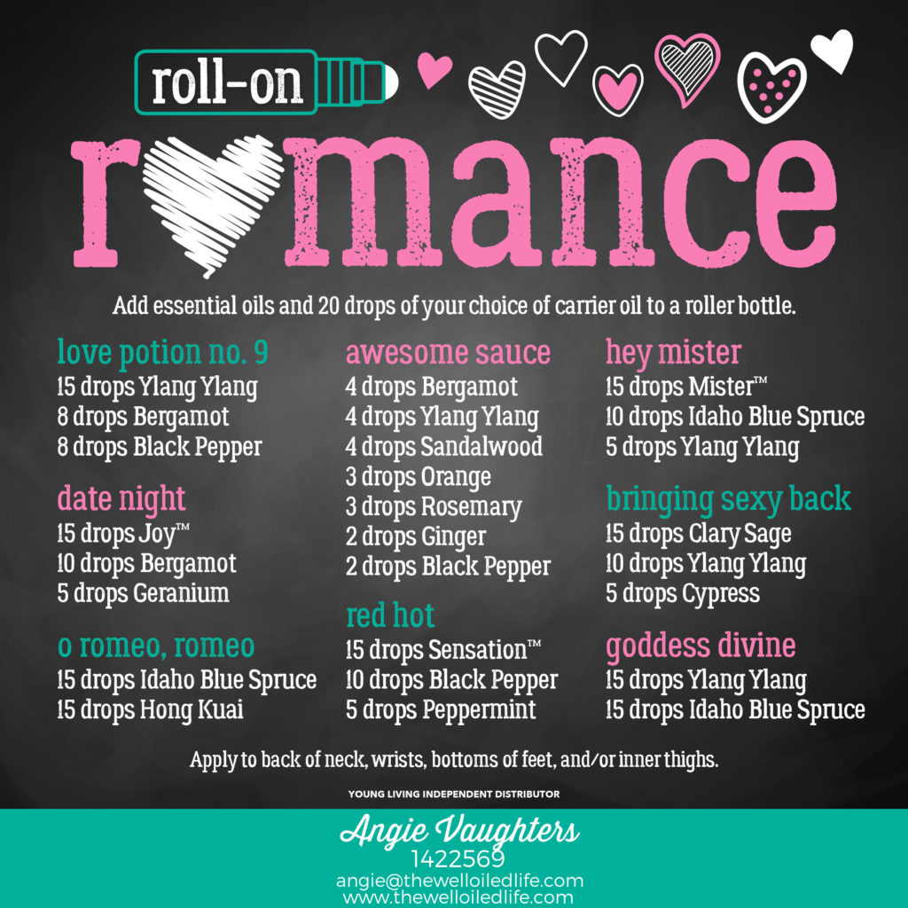 Essential Oil Rollerball Recipes for Valentine's Day