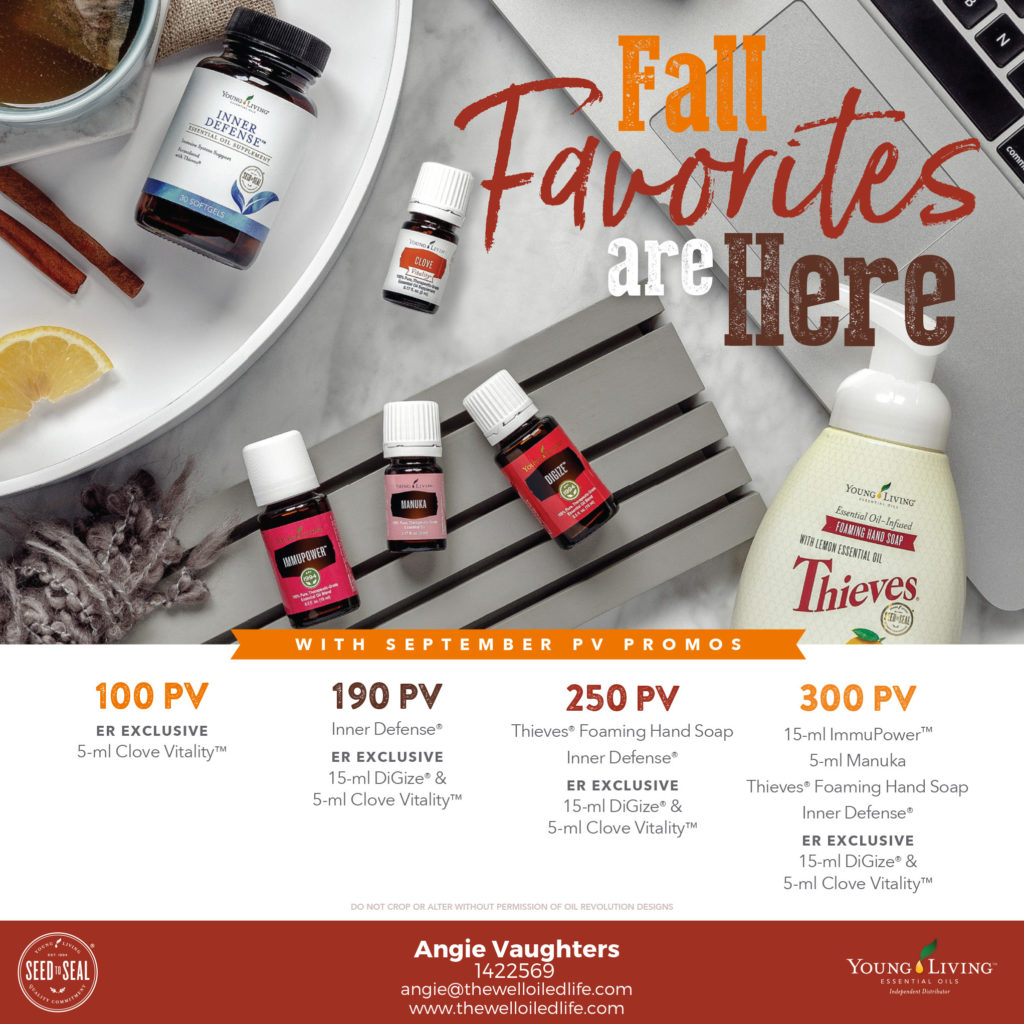 Young Living September 2018 Monthly Promotion