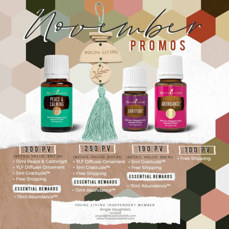Young Living November 2020 Monthly Promotion