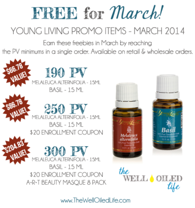March 2014 young living promo
