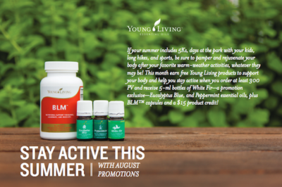 August Young Living Promotion
