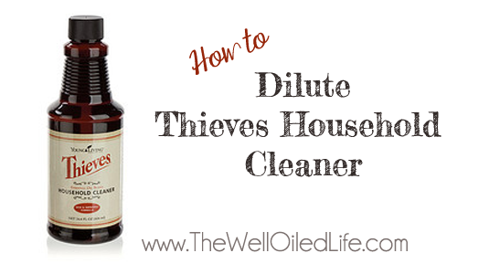 Thieves Cleaner Dilution Chart
