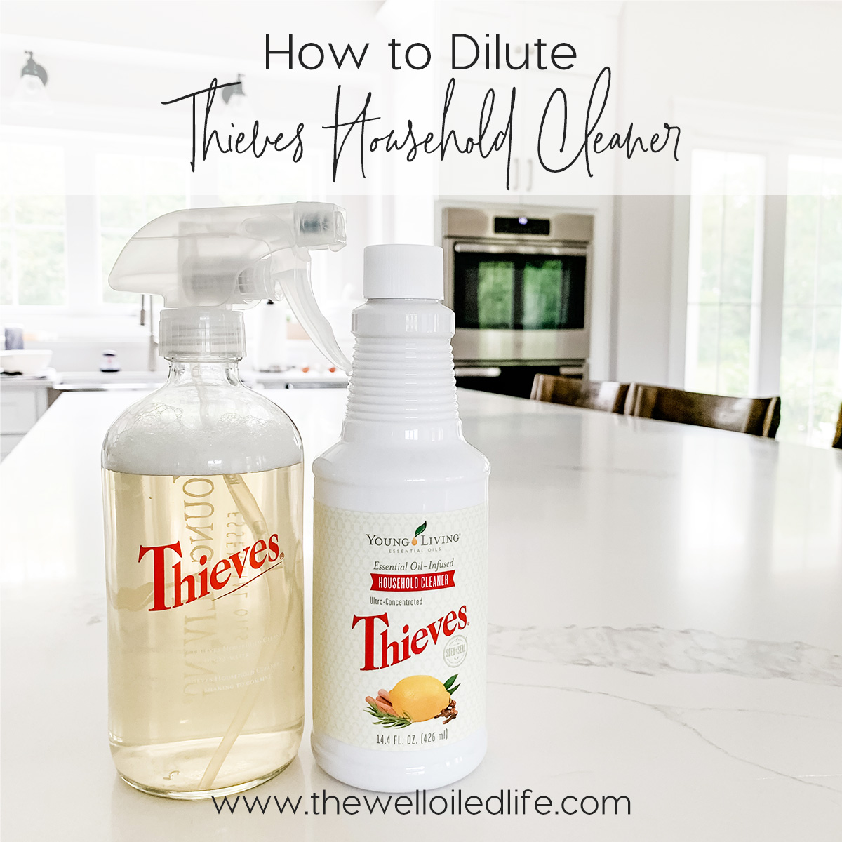 How To Dilute Thieves Household Cleaner