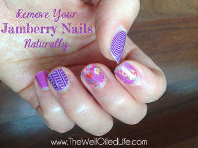 Remove your jamberry nails naturally