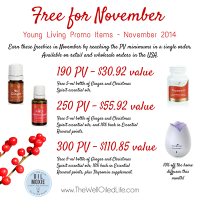 Young Living November 2014 Promo