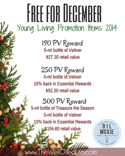 December 2014 Young Living Promotion