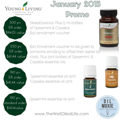 January 2015 Young Living Promo