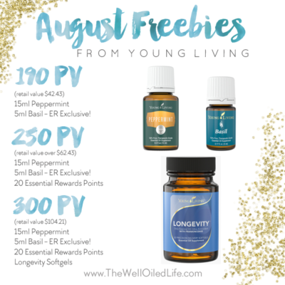 Young Living August 2015 Promotion