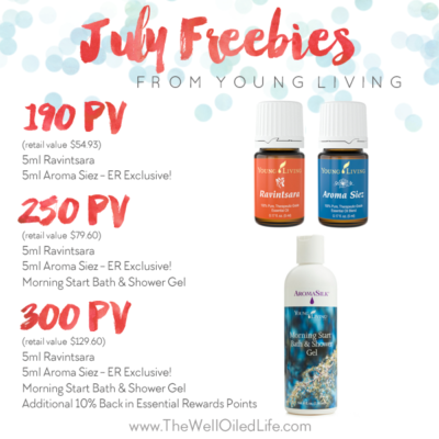 Young Living Essential Oils July 2015 Promotion