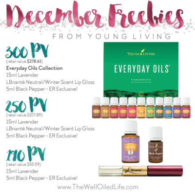 December Young Living Freebies