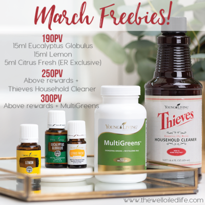 March Young Living Freebies