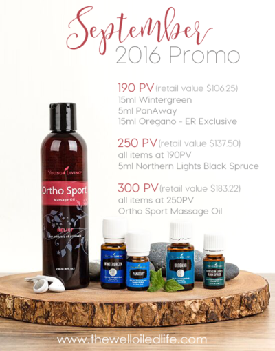 Young Living September 2016 Monthly Promo