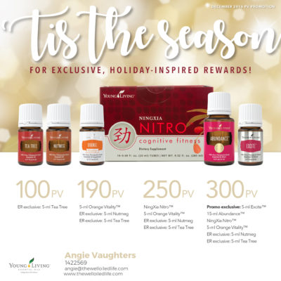 December 2016 Young Living Monthly Promotion
