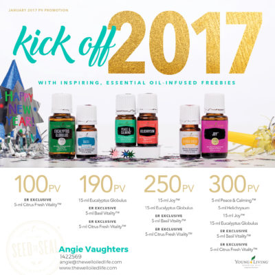 Young Living January 2017 Monthly Promotion
