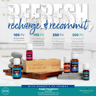 August 2018 Young Living Monthly Promotion