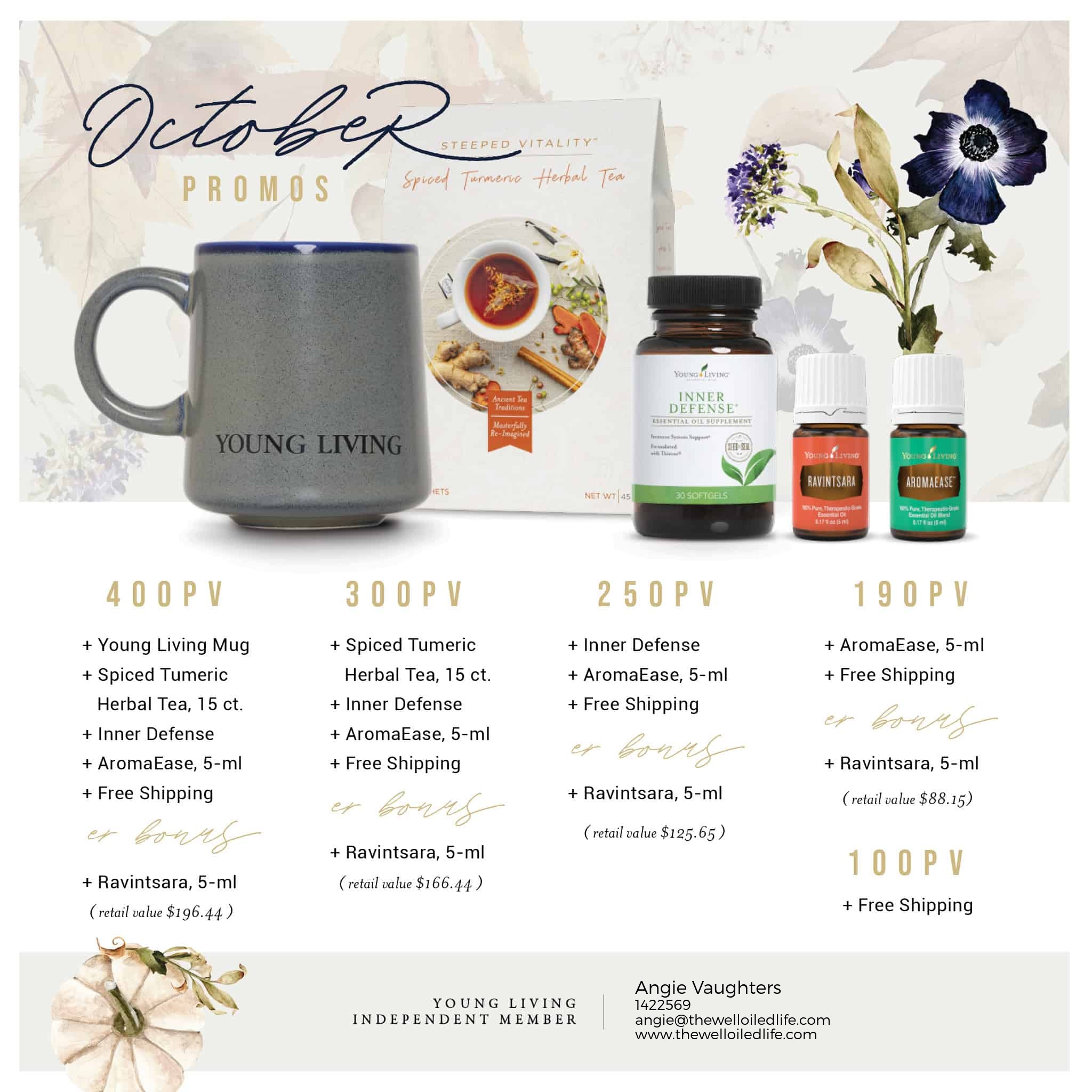 October 2020 Young Living Monthly Promotion - The Well-Oiled Life