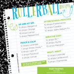 Rollerball essential oil recipes for kids and the new school year