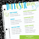 Diffuser recipes for kids and the new school year