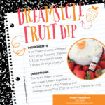 Add citrus vitality oils to fruit dip as a snack!