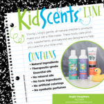 KidScents Line for all-natural products like shampoo, conditioner, and toothpaste