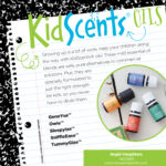 KidScents line of essential oils, pre-diluted and formulated especially for kids